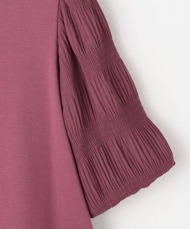 ANY SIS S 【洗える】マジョリカスリーブ プルオーバー プラム