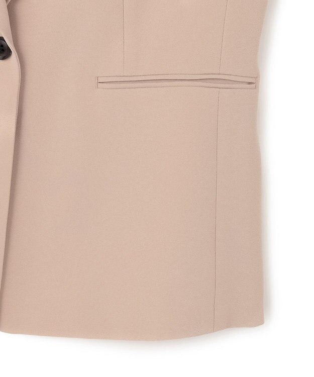 BEIGE， 【Lsize・セットアップ対応】CINDY / ハーフスリーブジャケット Taupe