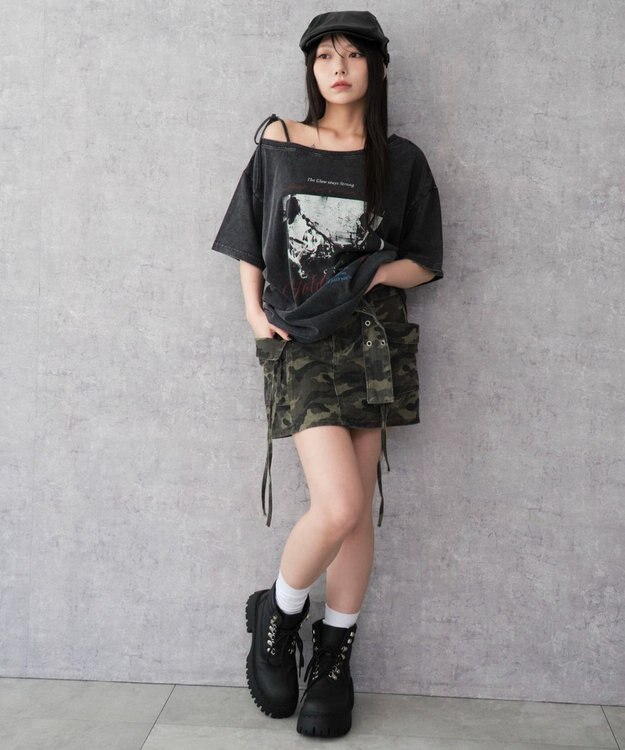 WEGO ２WAYグラフィックワンショルBIGT 柄11