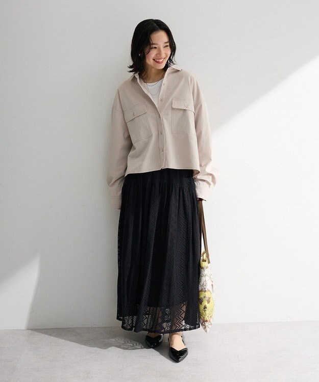 Green Parks ワークシャツジャケット Light Beige