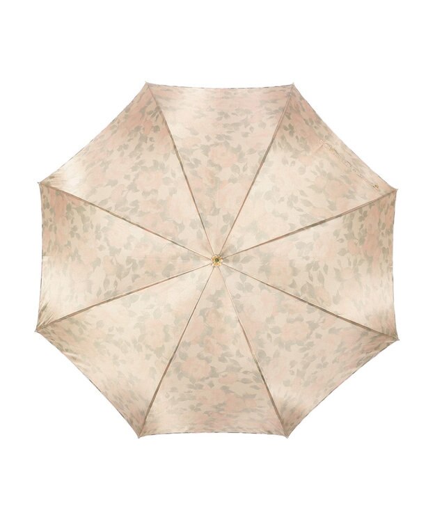 MOONBAT mila schon (ミラショーン) 長傘 内側花プリント オフホワイト