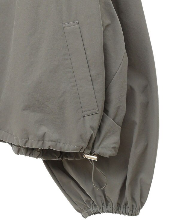 earth music&ecology ノーカラーボリュームブルゾン Khaki