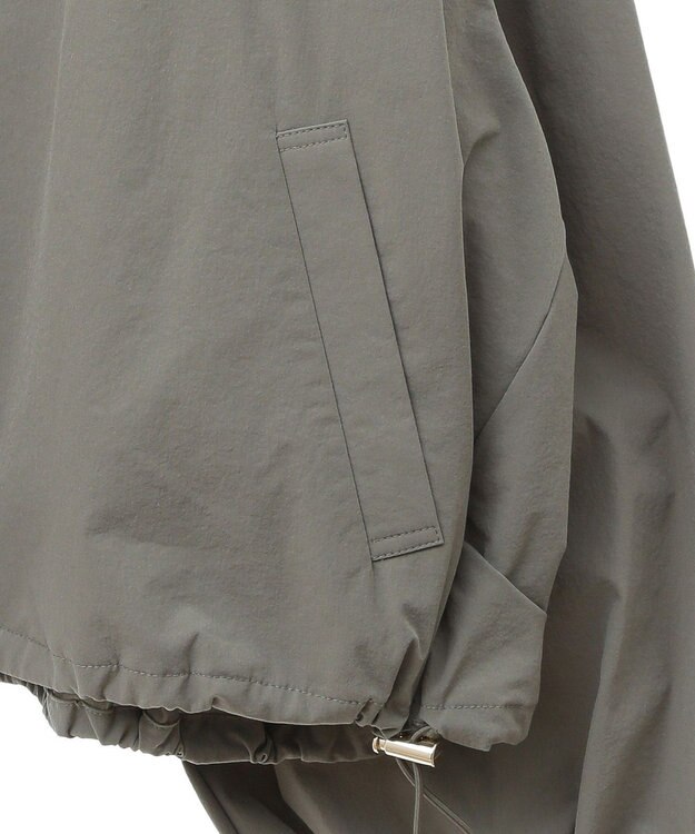 earth music&ecology ノーカラーボリュームブルゾン Khaki