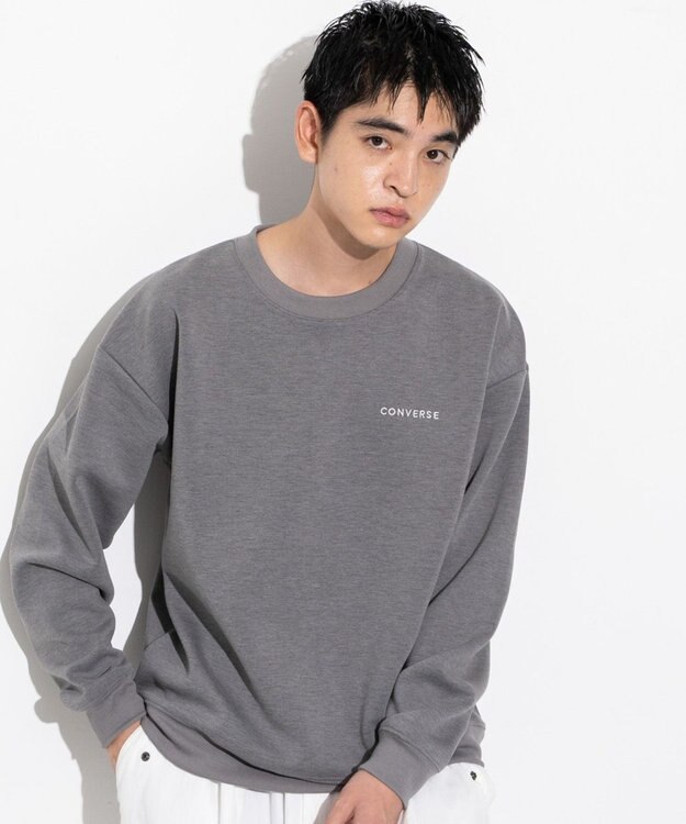 WEGO 【ユニセックス着用ITEM】CONVERSEバックサガラプルオーバー スミクロ