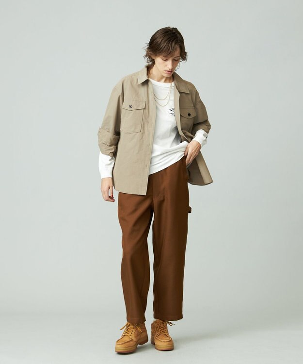 J.PRESS YORK STREET 【UNISEX】UNIVERSAL OVERALL×YORK STREET ペインターパンツ ブラウン系