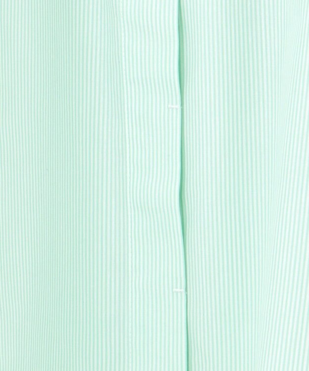 J.PRESS YORK STREET 【WOMEN】コットンタイプライター ドレープシャツ グリーン系1