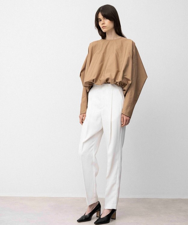 NAVE 【Nave】コットンブロード ブラウス キャメル系