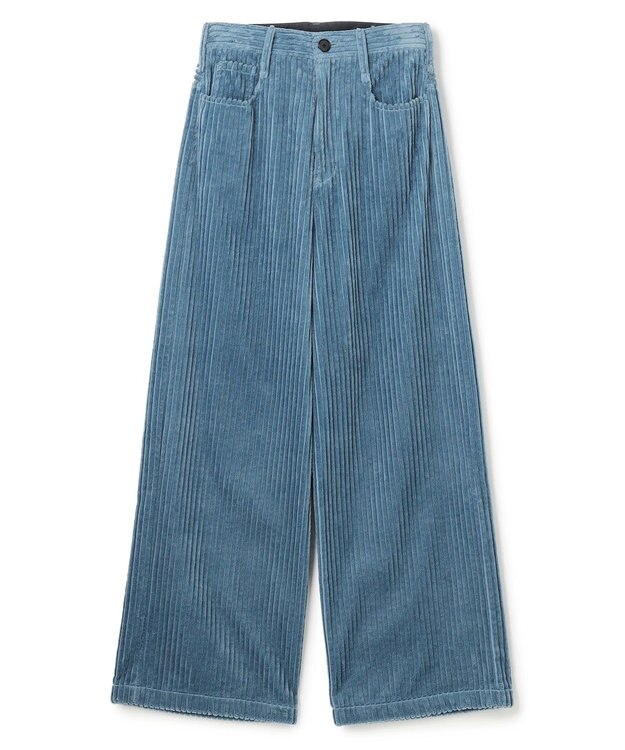 uncrave コーデュロイ ワイドパンツ サックス