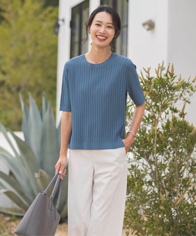 J.PRESS LADIES 【3点セット・A4サイズ収納可】マトリョーシカ トート バッグ グレー系