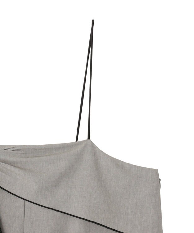 YECCA VECCA ラッフルキャミオールインワン Gray