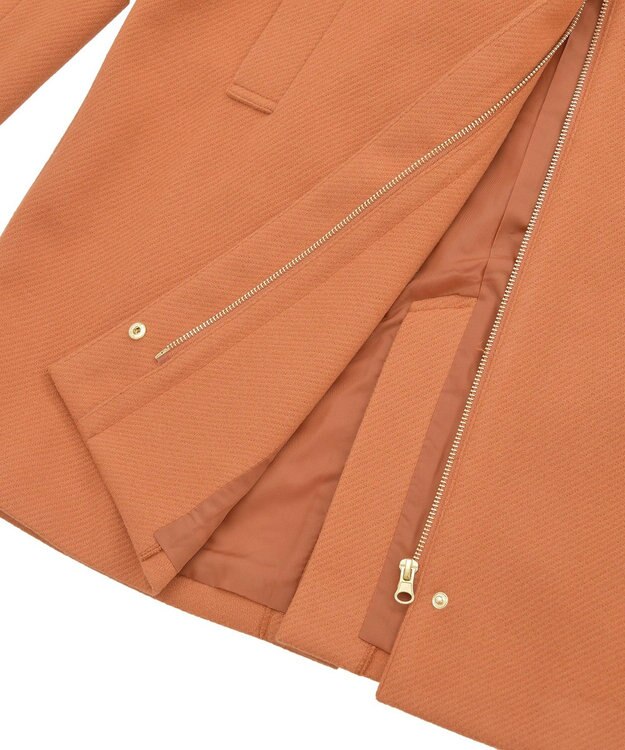 Green Parks ２ｗａｙフード取り外しＡラインコート Orange