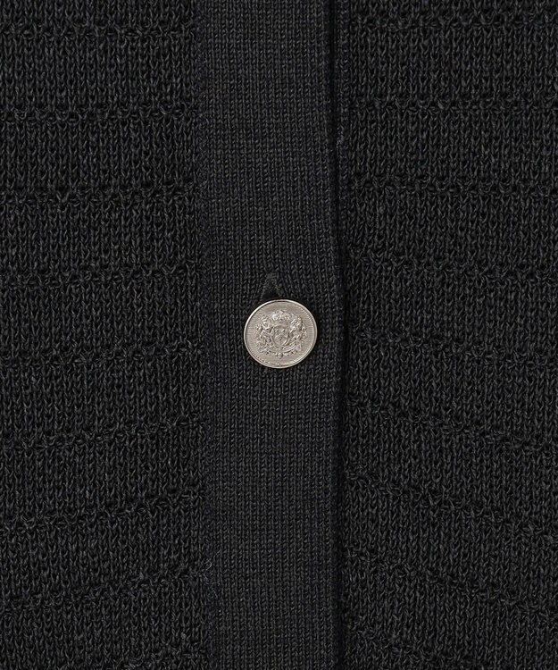 J.PRESS LADIES Paper Blend Summer ニット ジャケット ネイビー系