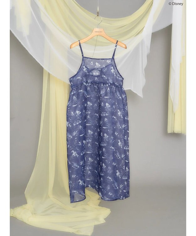 AMERICAN HOLIC 総柄シアーキャミワンピース／Ｄｉｓｎｅｙ Navy