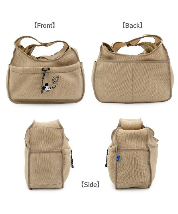 PET PARADISE ディズニー ミッキーマウス メッシュ スリング キャリーバッグ Ｍ 小型犬 モカ