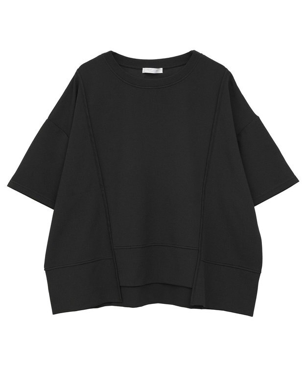 Green Parks テープパイピングリップルプルオーバー Black