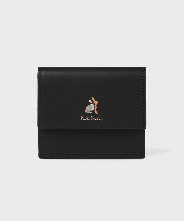 Paul Smith マーケトリースワールラビット 2つ折り財布 ブラック