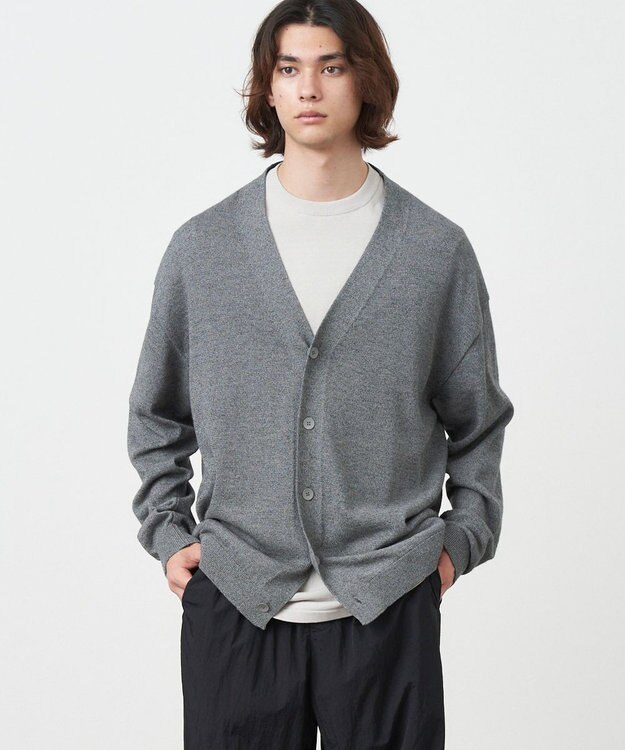 WOOL WASHI | オーバーサイズカーディガン - UNISEX / ATON | ファッション通販 【公式通販】オンワード・クローゼット