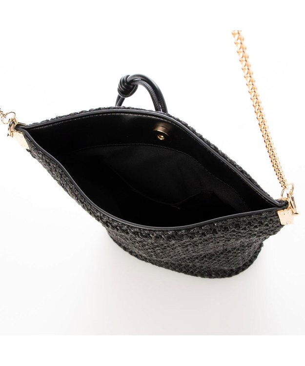 UNBILLION カシュカシュ cachecache / 口前ストラップポリプロピレンショルダー ブラック