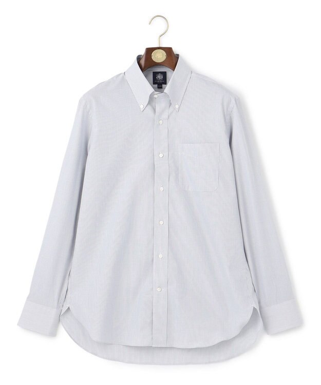 J.PRESS MEN 【WEB・一部店舗限定】マイクロチェックシャツ/B.D. ネイビー系3