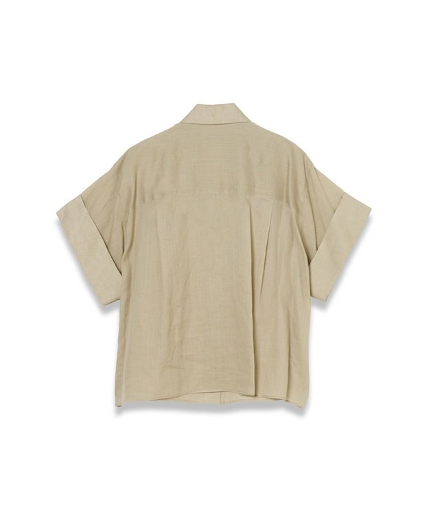 JOSEPH ラミーボイル　ショートスリーブブラウス　JUSTI Cactus