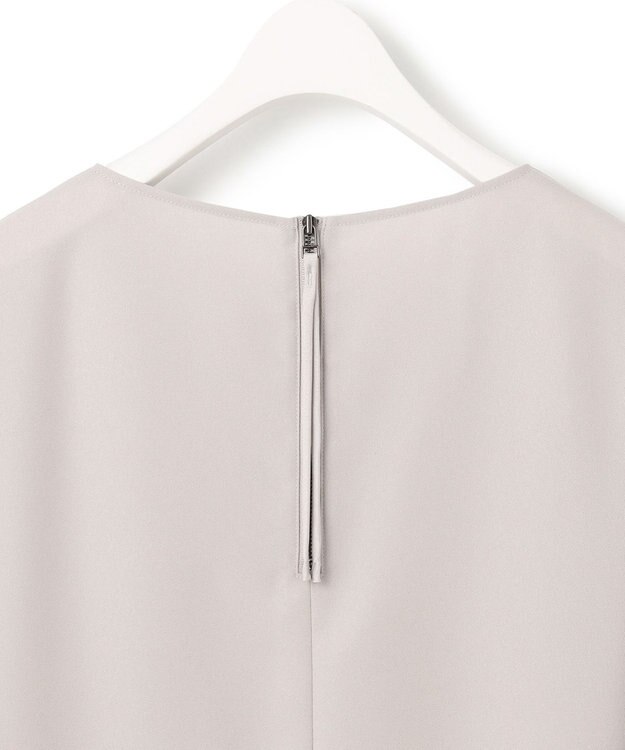 ICB 【接触冷感・UVケア・速乾・洗える】 FluidBackSatin ドルマンスリーブブラウス トープ系