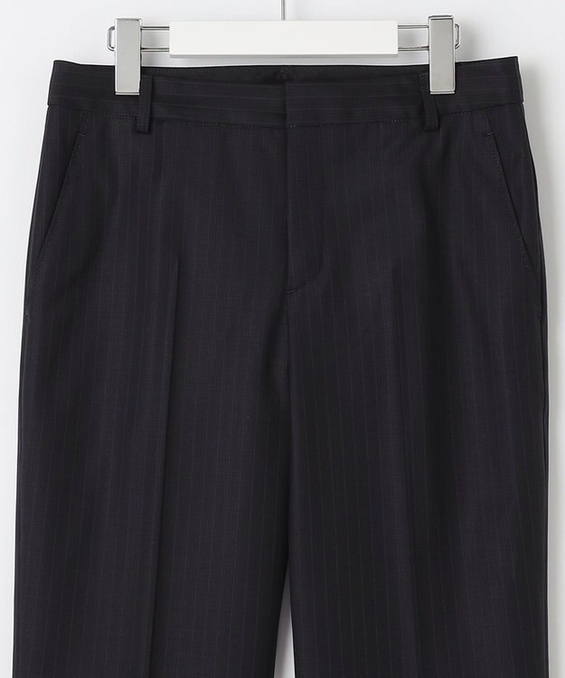 23区 S 【セットアップ対応】ファインネスウール テーパード パンツ ネイビー系1