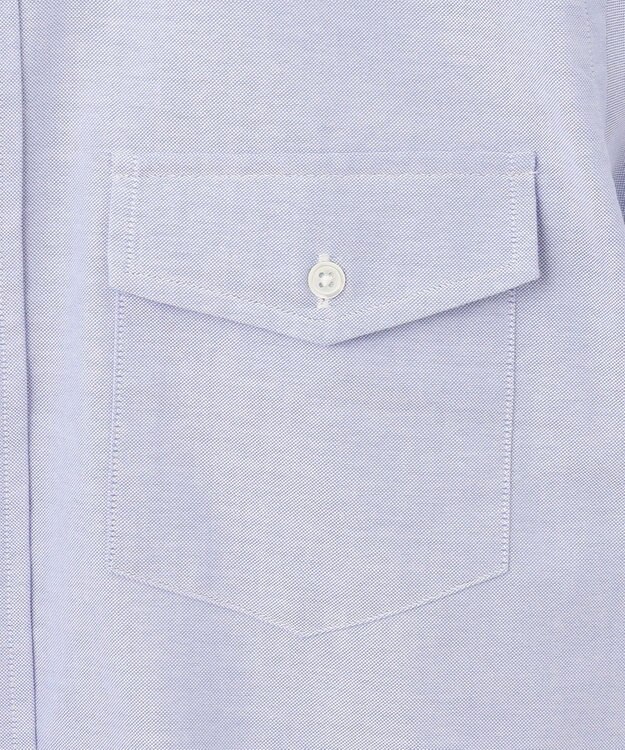 J.PRESS MEN 【J.PRESS BASIC】アービングボタンダウン 半袖シャツ サックスブルー系