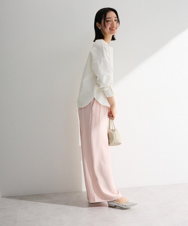 Green Parks パールスリーブカットプルオーバー Ecru