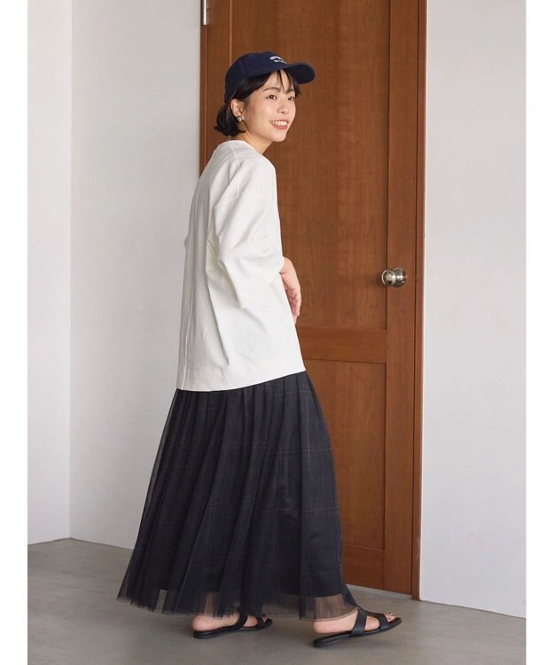 AMERICAN HOLIC チュールギャザースカート Check