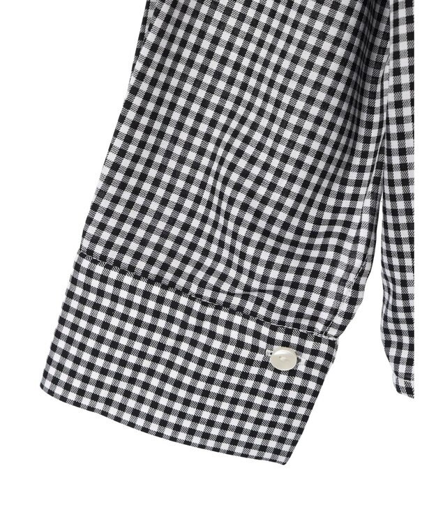 AMERICAN HOLIC イージーケア２ＷＡＹボウタイブラウス Gingham Check