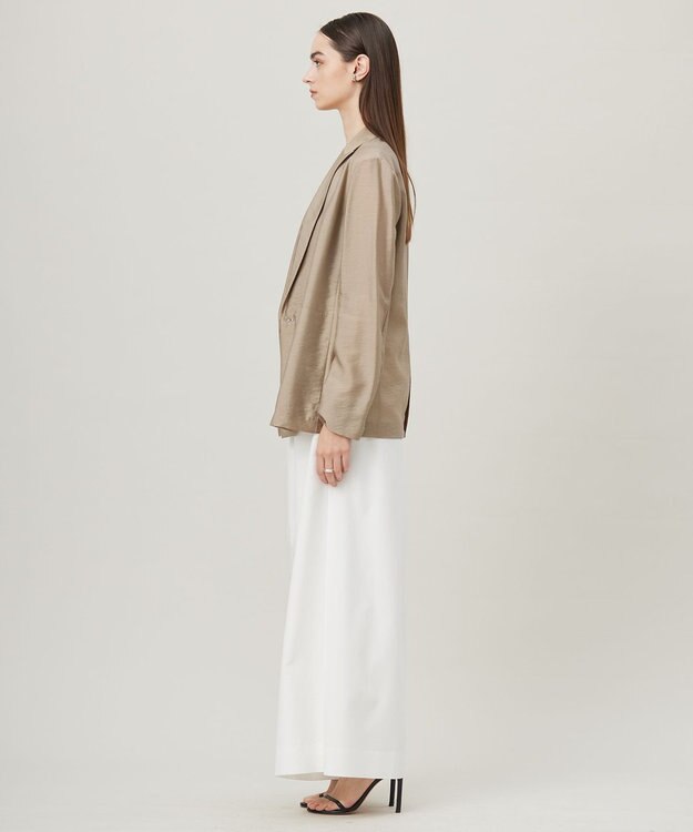 ICB 【接触冷感・速乾・洗える】 リヨセルシアー ジャケット クリームブラウン系