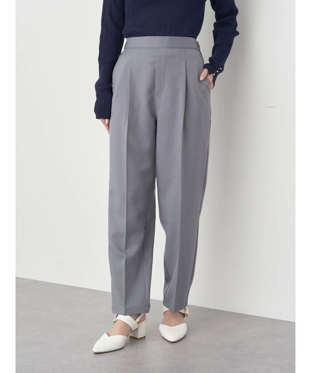 earth music&ecology テーパードパンツ Gray Mixture