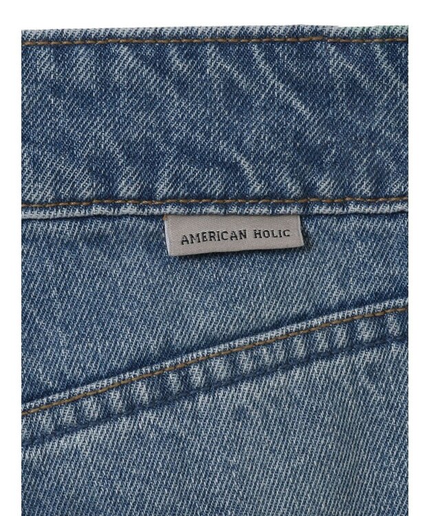 AMERICAN HOLIC ワイドデニム Light Indigo