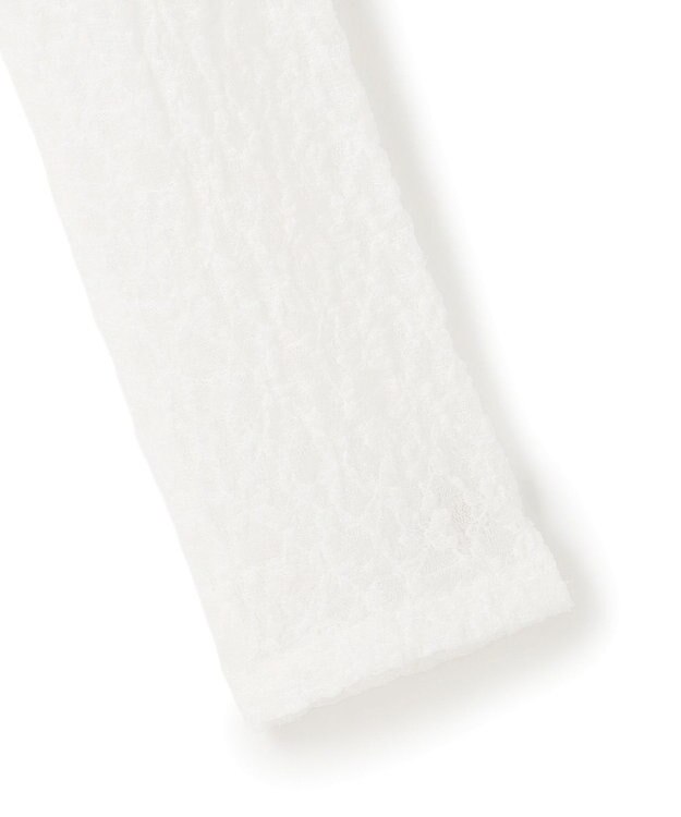 23区 L 【SLOW/一部店舗限定】リンクルレース シアー カットソー ホワイト系