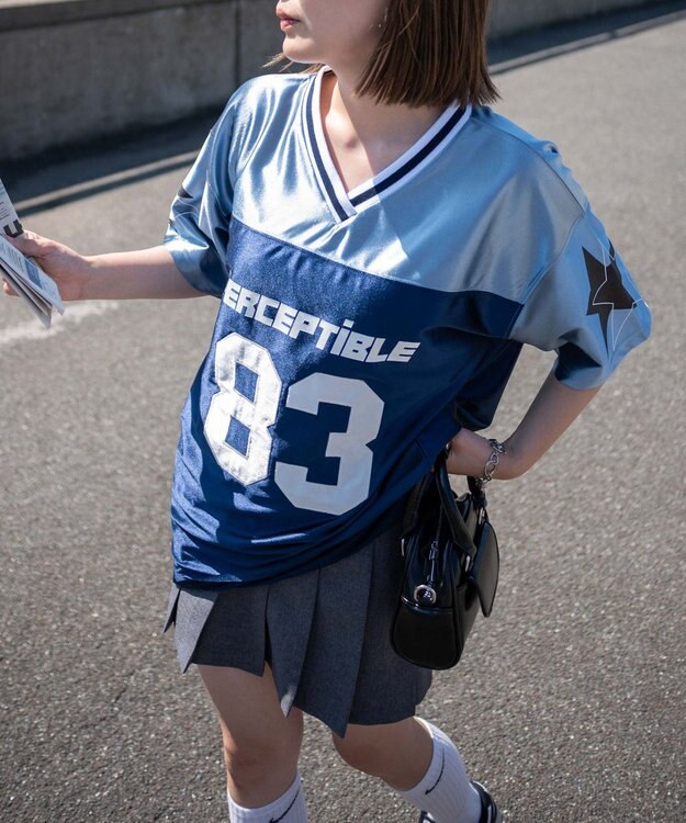 WEGO ナンバリングビッグT ブルー