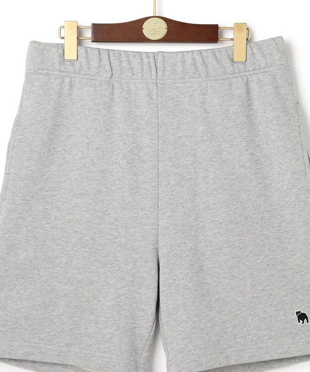 J.PRESS MEN さりげなくちょうどいい【WEB限定】バックブル スウェットハーフパンツ ライトグレー系