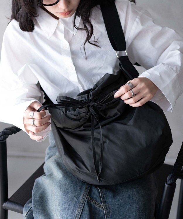 WEGO ドロストBIGショルダー スミクロ