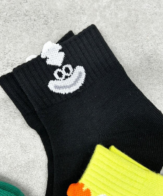 WEGO モンスターアンクルソックス ブラック