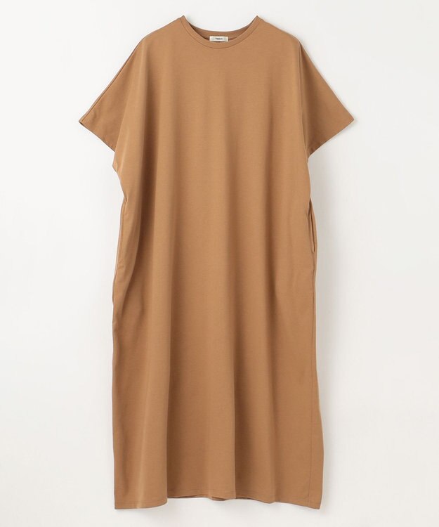 NAVE 【ReNAVE・洗える/接触冷感/UVケア】ファンクションＴ カットワンピース キャメル系