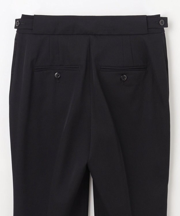 GRACE CONTINENTAL WOOLタキシードパンツ ブラック