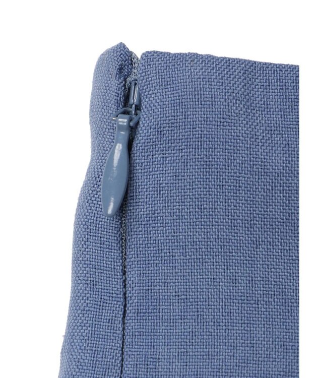 earth music&ecology フロントボタンマーメイドスカート Blue