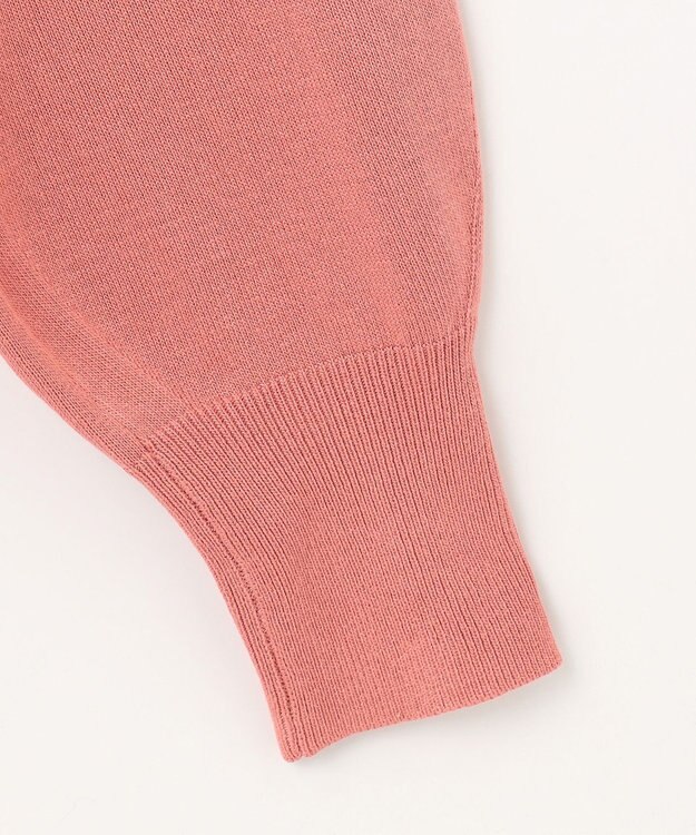 ANY 【洗濯機可】スプリングラグランニット コーラルピンク