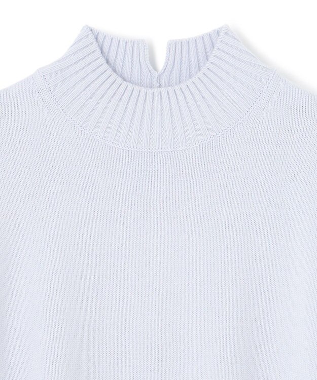 UNFILO ハイネックチュニック アイスブルー