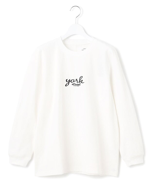 J.PRESS YORK STREET 【WOMEN】ベーシック ロングスリーブ Tシャツ ホワイト系