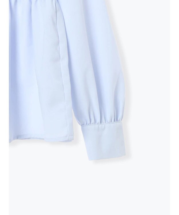 Te chichi リボンディテールペプラムブラウス サックスブルー