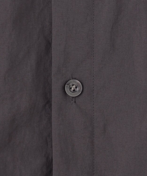 NAVE 【ReNAVE・洗える/撥水加工/接触冷感/UVケア/セットアップ】ナイロンタスラン シャツ グレー系