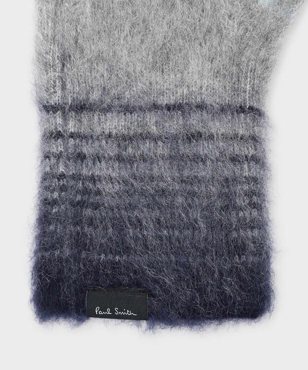 Paul Smith モヘア ミックス グローブ ネイビー