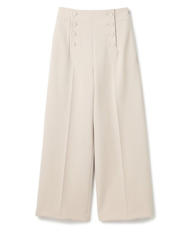 uncrave 【撥水・洗濯機洗い可】プルーフ ダブルクロス ワイド パンツ（uncrave WHITE） グレージュ