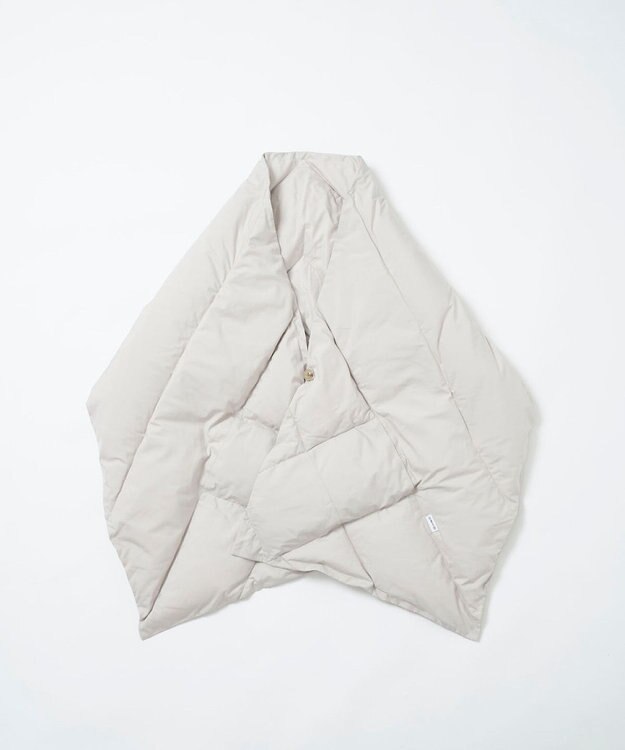 KWD 【日本製/UNISEX】DOWN SHAWL ポーランドホワイトグースダウンショール グレージュ