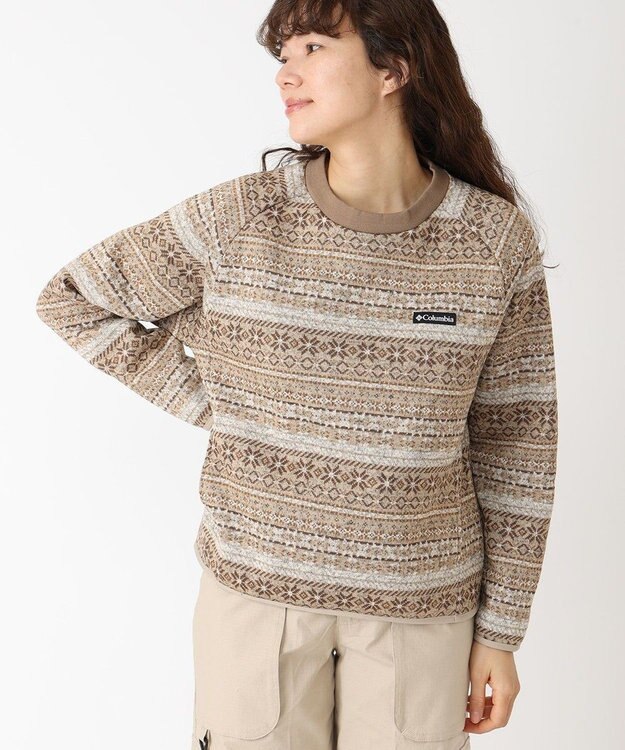 Columbia Columbia/ ウィメンズラヴェルリッジクルーネック /コロンビア Fossil、 Knitknot